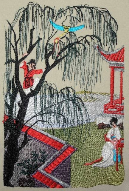BFC0336 Oriental Scenic Fantasy