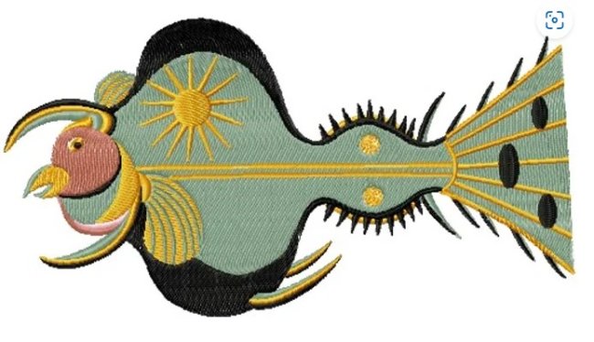 RMG3878 monster fish, plate 185