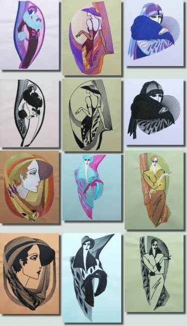 BFC0388 Art Deco Fashions