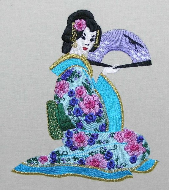 BFC0389 Geisha Set Three