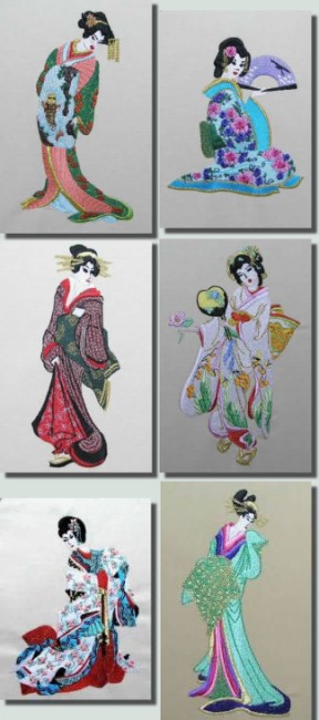 BFC0389 Geisha Set Three