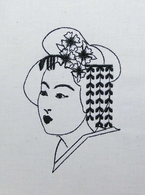 BFC0393 Geisha Portrait