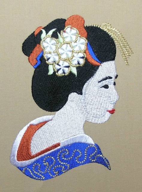 BFC0393 Geisha Portrait