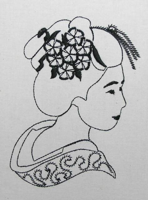 BFC0393 Geisha Portrait