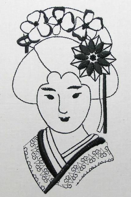 BFC0393 Geisha Portrait