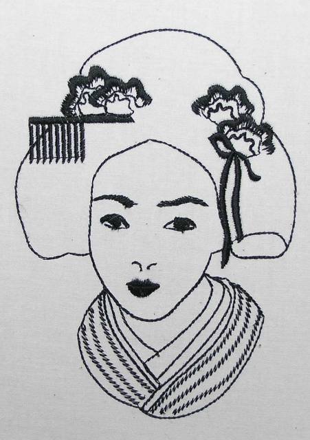 BFC0393 Geisha Portrait