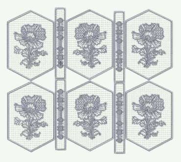 BFC0275 Tablecloths - Floral Elegance