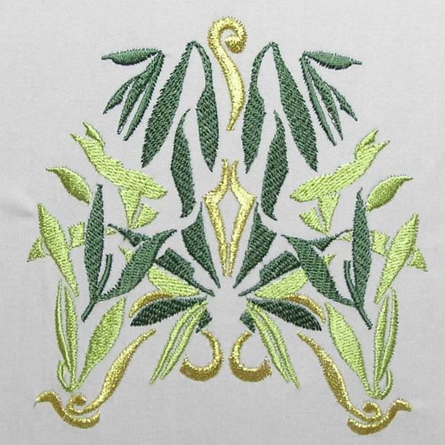 BFC0403 Art Nouveau Quilt Squares I