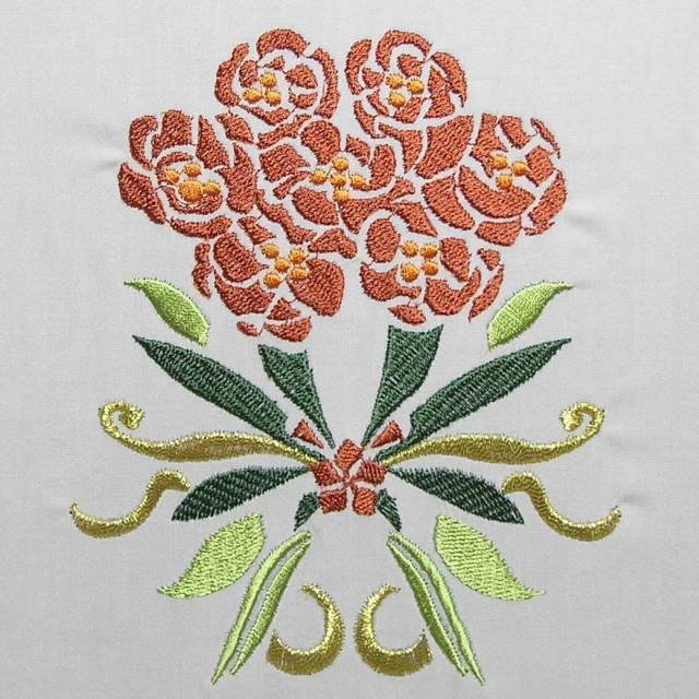 BFC0403 Art Nouveau Quilt Squares I