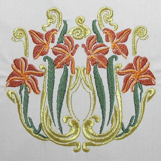 BFC0403 Art Nouveau Quilt Squares I