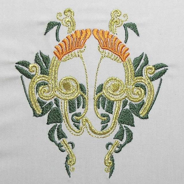 BFC0403 Art Nouveau Quilt Squares I
