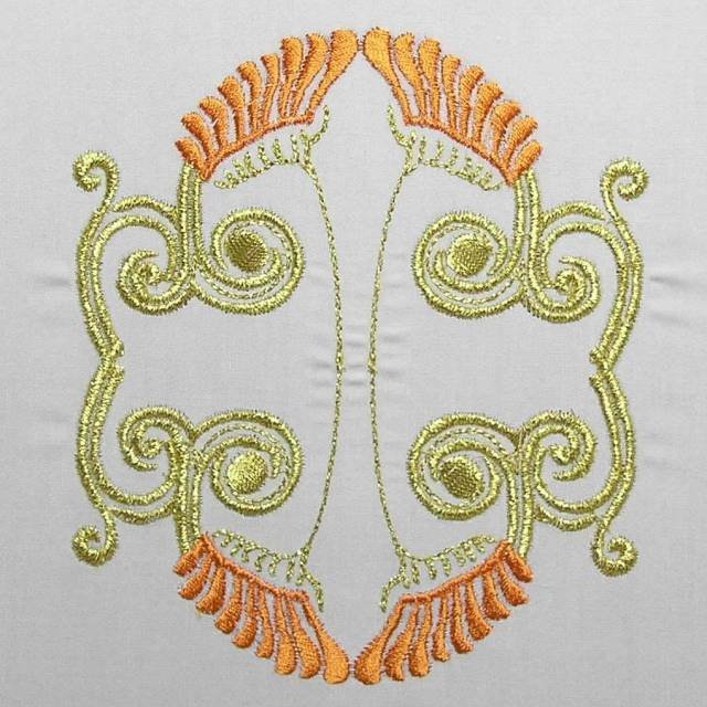 BFC0403 Art Nouveau Quilt Squares I