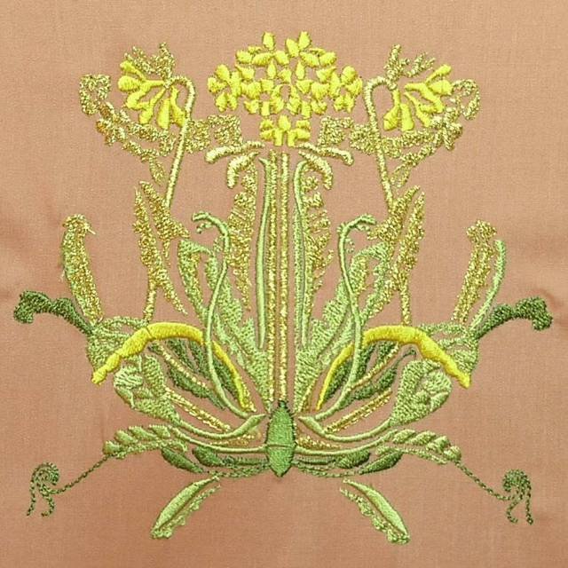 BFC0404 Art Nouveau Quilt Squares II