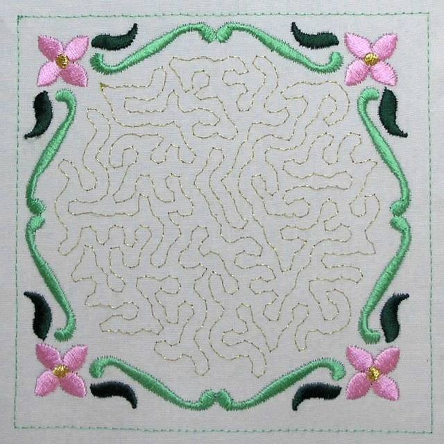 BFC0412 Stippled Frames Quilt Squares