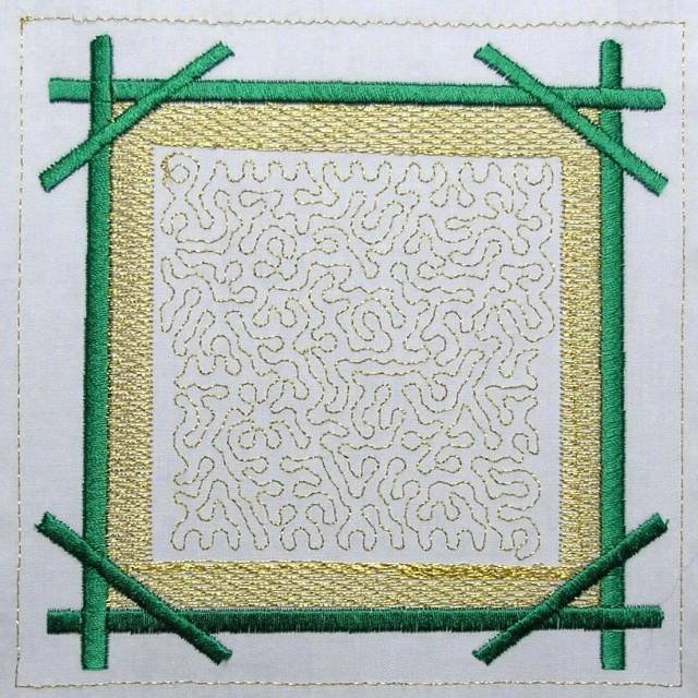 BFC0412 Stippled Frames Quilt Squares