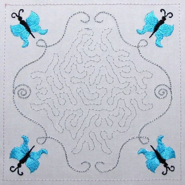 BFC0412 Stippled Frames Quilt Squares