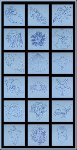BFC0437 Under The Sea Quiltables