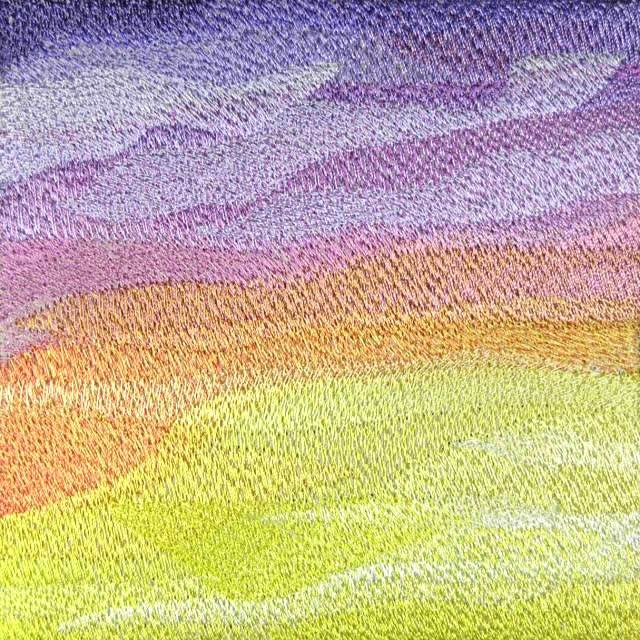 BFC0457 Stained Glass-Sunset