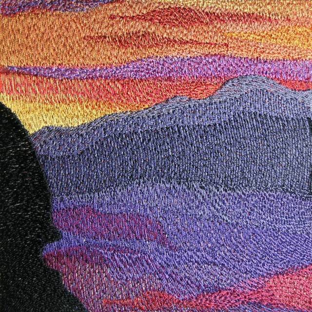 BFC0457 Stained Glass-Sunset