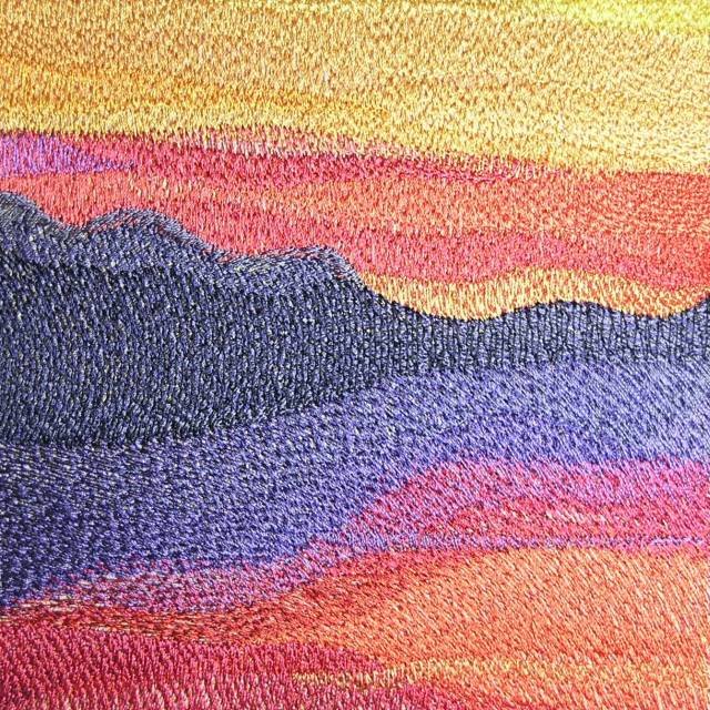 BFC0457 Stained Glass-Sunset