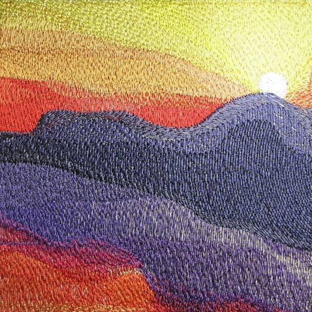 BFC0457 Stained Glass-Sunset