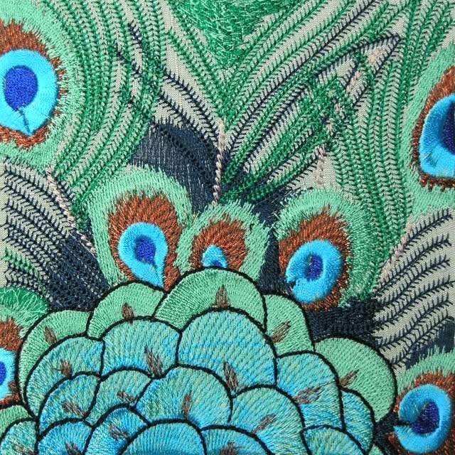 BFC0461 Stained Glass- The Peacock