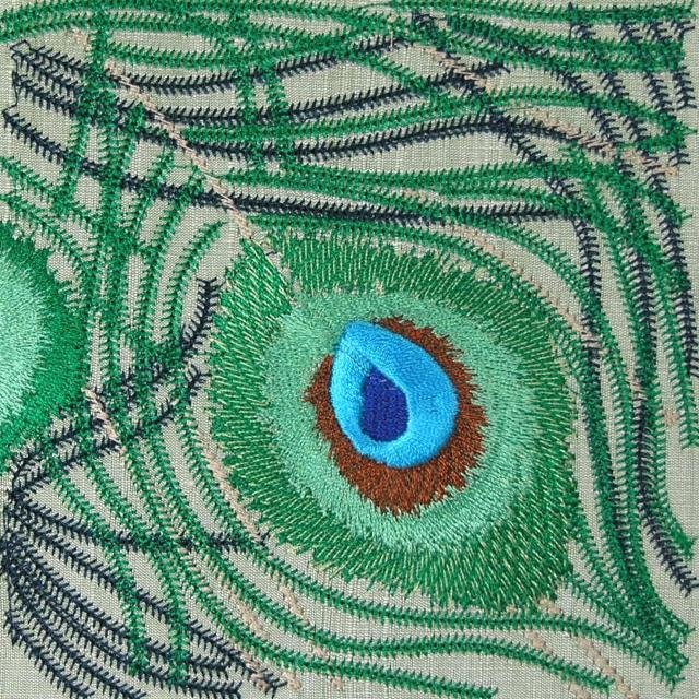 BFC0461 Stained Glass- The Peacock