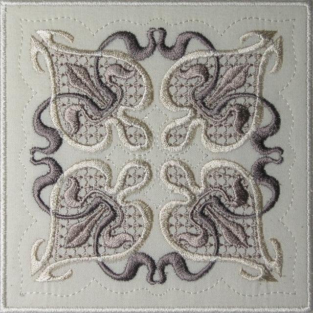 BFC0466 Art Nouveau Quilt in the Hoop
