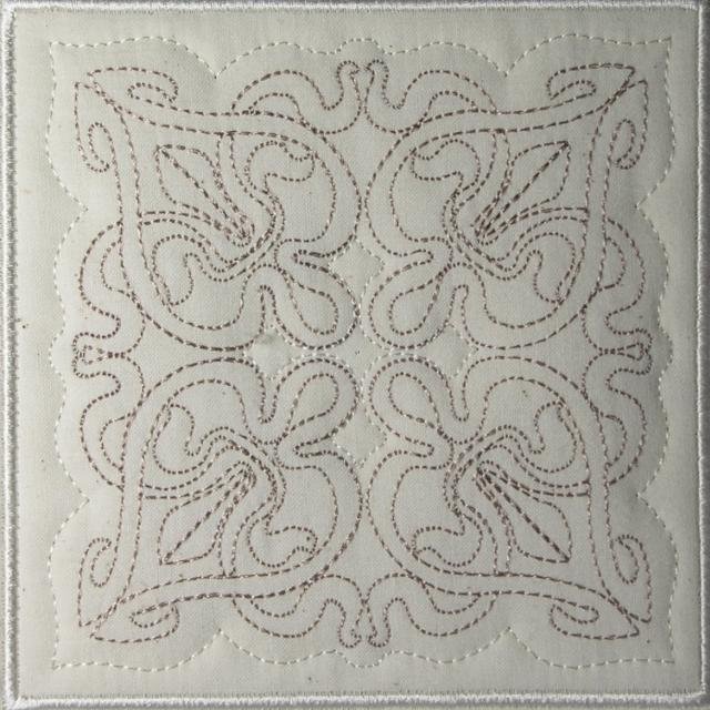 BFC0466 Art Nouveau Quilt in the Hoop