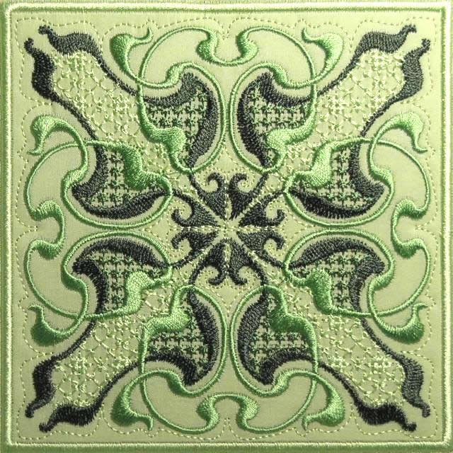 BFC0467 Art Nouveau Quilt in the Hoop II