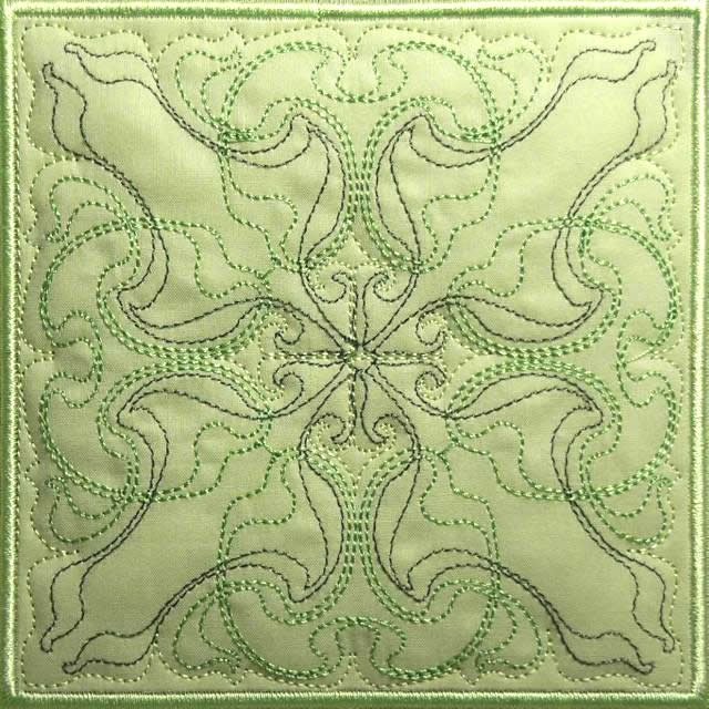 BFC0467 Art Nouveau Quilt in the Hoop II