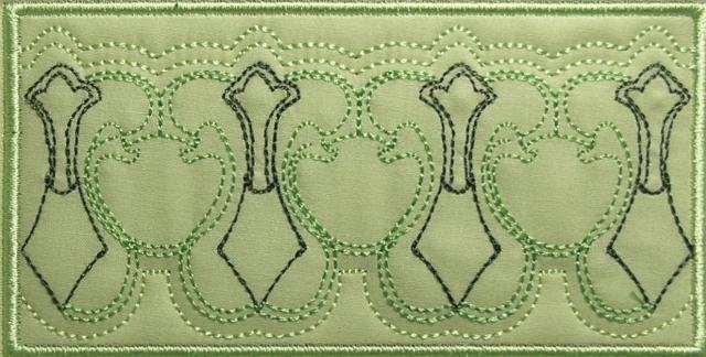 BFC0467 Art Nouveau Quilt in the Hoop II