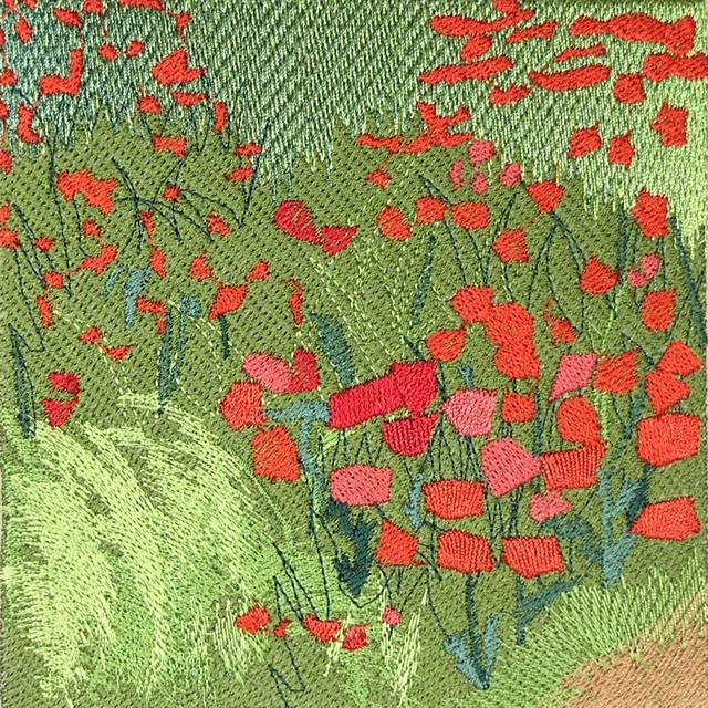 BFC0496 Window - Poppy Fields