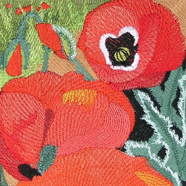 BFC0496 Window - Poppy Fields