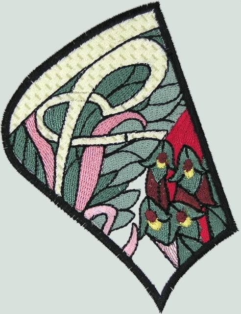 BFC0501 Art Nouveau Stained Glass Peacock Complete