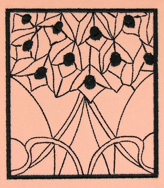 BFC0503 Art Nouveau Peacock Designs Complete