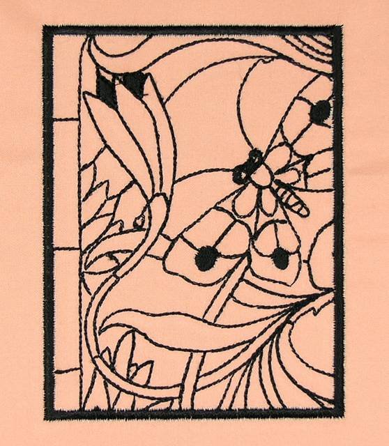 BFC0503 Art Nouveau Peacock Designs Complete