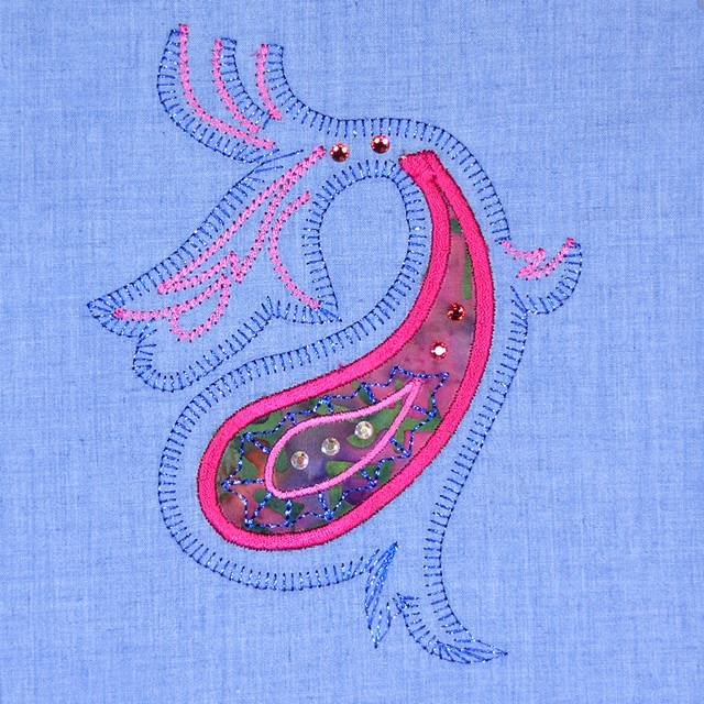 BFC0506 Paisley Appliqué