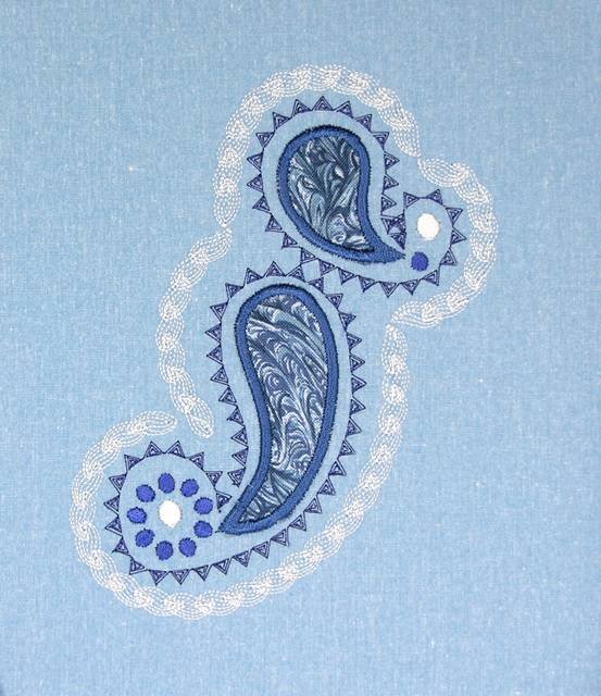 BFC0506 Paisley Appliqué