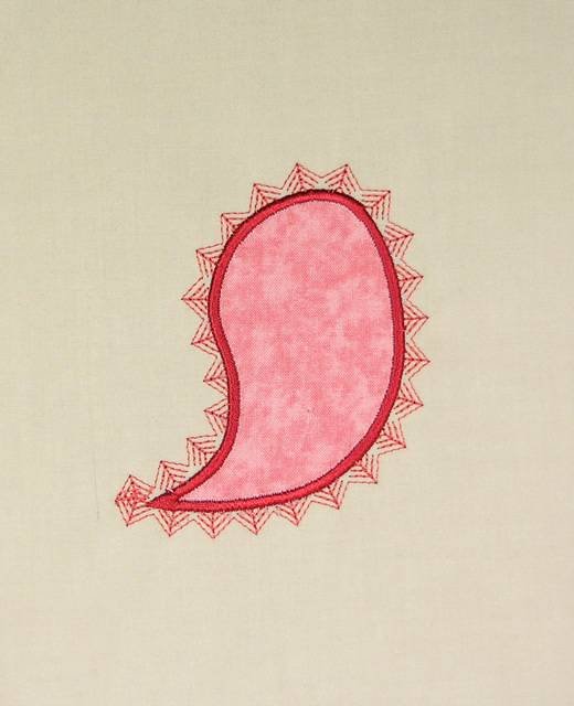 BFC0506 Paisley Appliqué