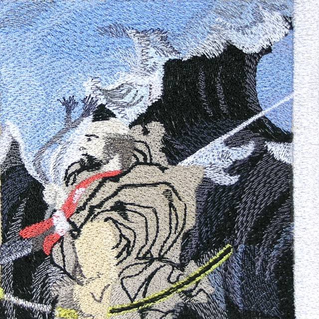 BFC0507 Window - Japanese Warrior Monk