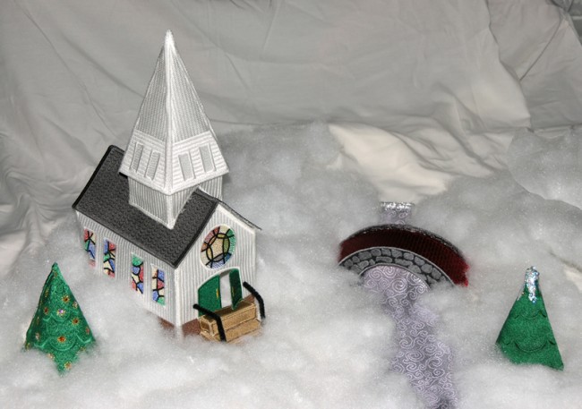 BFC0515 Christmas Village-The Church