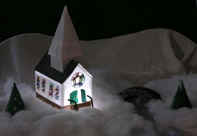 BFC0515 Christmas Village-The Church