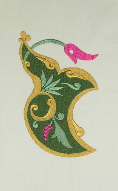 BFC0529 Ancient Russian Florals