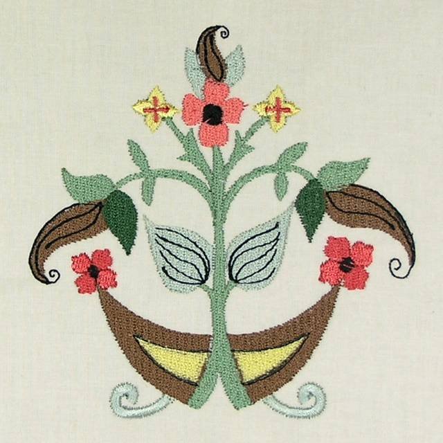 BFC0529 Ancient Russian Florals