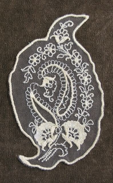 BFC0545 Floral Paisley Lace