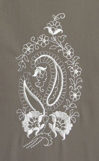 BFC0545 Floral Paisley Lace