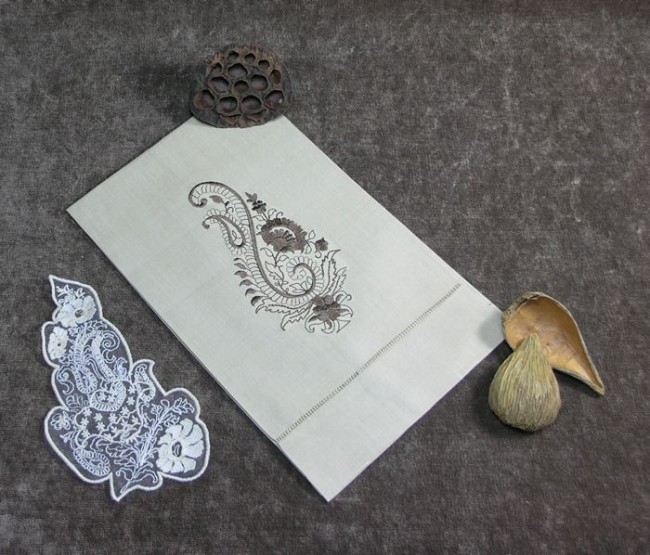 BFC0545 Floral Paisley Lace