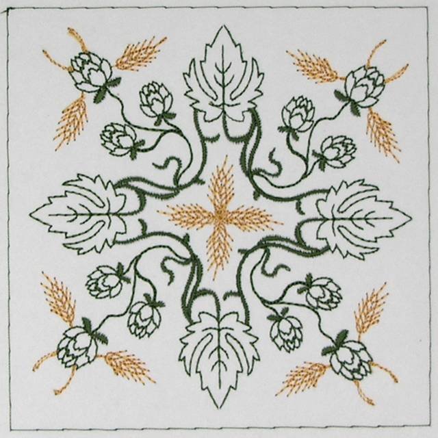 BFC0552 Garden Quilt Squares