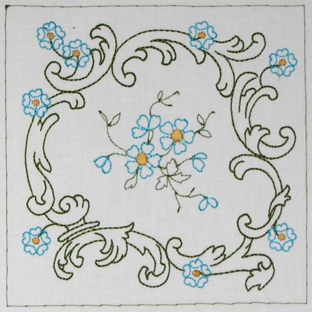 BFC0552 Garden Quilt Squares